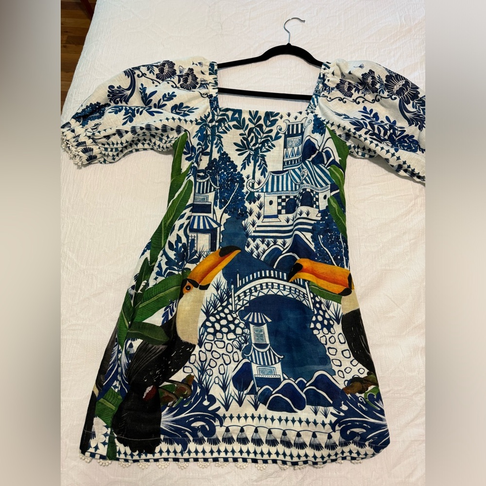 Farm Rio Mini Dress - Size Small - Picture 2 of 4